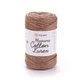 Шнур плетений з люрексом YarnArt macrame cotton Lurex 2мм карамель люрекс (№742) - изображение 1