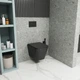 Унитаз подвесной KOLLER POOL Kvadro KR-0530-RQ-MB с сиденьем Soft Close дюропласт (смыв Торнадо) черный матовый - изображение 6