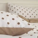 Постельное белье ТЕП Happy Sleep Chocolate Dots евро наволочки 50х70 см Белый с коричневым (53100200215) - изображение 6