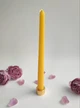 Свеча столовая (2,2 x 25 см) желтая - изображение 1