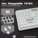 Ігрова клавітура Attack shark x85 Pro White countour 4000mAh, 75%, Hot-Swap, RGB, 2.4GHz/Bluetooth/USB - изображение 9