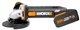 Szlifierka kątowa akumulatorowa Worx Li-Ion 20V 2.0/4.0 Ah 125 mm WX803 (6924328321606) - obraz 1