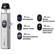 Pod-система Vaporesso Xros 5 Cosmic Black многоразовая электронная сигарета 1500мАч до 30 Вт цветной дисплей картридж на 3 мл черная - изображение 2