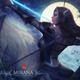 Постер Дота 2, принцесса Луны Мирана, Dota 2, Mirana, декор в комнату геймера, A3 24×42 см (id0391) - изображение 3