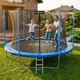 Батут Motion Sport Line 10ft (305 см) синій з внутрішньою сіткою: до 150 кг, для дітей, дорослих, дачі, вулиці - зображення 1