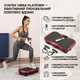 Виброплатформа Gymtek XP500 Red до 180 кг для похудения и тонуса + Эспандеры - изображение 1