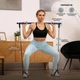 Тренировочная палка с эспандерами Hop-Sport HS-T090GS Blue для пилатеса и фитнеса - изображение 1