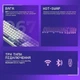 Беспроводная механическая клавиатура Proove Gaming Slicker RGB подсветка Ukr/Eng Outemu Red 2.4ГГц+BT5.2+USB приложение белый (WKSL00022402) - изображение 14