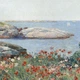 Інтер'єрна картина "Маки на острові Шолз" — Чайлд Хассам, Childe Hassam, Poppies, репродукція картини, 30×37 см (id7018) - зображення 5