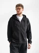 Мужской спортивный костюм со змейкой демисезонный Teamv Oversize ZIP черный XXL - изображение 3