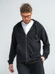 Мужской спортивный костюм со змейкой демисезонный Teamv Oversize ZIP черный XXL - изображение 5