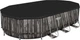 Каркасный бассейн Bestway 5611R 20241 л 610*366*122 см насос-фильтр/лестница/тент (LN7-BW 5611R) - изображение 4