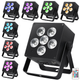 Reflektor sceniczny Light4Me Accu Par RGBWA-UV Akumulatorowy (5908249830295) - obraz 2