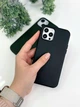 Чохол Leather Case PU з MagSafe для iPhone 16 захисний чорний із мікрофіброю всередині - зображення 2