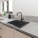 Набор смесителей 4 в 1 для ванной комнаты и кухни Grohe QuickFix Start Black M-Size UA303301MK - изображение 5