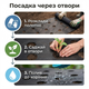 Агроволокно 1.6x10м 50г/м² проти бурянів для полуниці спанбонд пакет UV захист перфороване чорно-біле - зображення 8