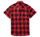 Сорочка чоловіча фланелева з коротким рукавом Brandit 3XL red/black (4032.41.3XL) - зображення 2
