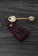 Брелок маленький з натуральної шкіри двосторонній з тисненням LOVE(BB_30001622) - зображення 2