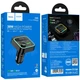 FM-трансмиттер Hoco E85 Tiger 20 Вт 3 порта USB Type-C и Type-A черный для автомобиля с функцией Bluetooth и зарядки - изображение 2