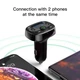 FM-трансмиттер Baseus T Shaped S-09A Bluetooth MP3 плеер 2 USB порта 5В 3.4А черный - изображение 8