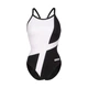 Купальник закритий для жінок Arena Diamond Swimsuit Lightdrop Bac (UPF 50+) Чорно-білий 38 (007757-510-38) - зображення 2