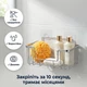 Пластиковий гачок з клейкою основою 6,5*6,5см, кріплення для корзини, полички у ванну без свердління (прозорий) - зображення 2
