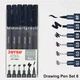 Набор линеров Joyko DP-298S 6шт. (0,1; 0,3; 0,5; 0,8; 2,0; BR) черные - изображение 1