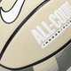 М'яч баскетбольний Nike EVERYDAY ALL COURT 8P GRAPHIC DEFLATED TEAM GOLD/BLACK/BLACK/WHITE розмір 7 - изображение 3