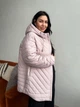 Жіноча куртка демісезонна рожева великих розмірів Jean-Daniel M901-16 р 60 - зображення 2