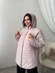 Жіноча куртка демісезонна рожева великих розмірів Jean-Daniel M901-16 р 60 - зображення 3