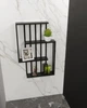 Настенная полка в стиле лофт EcoLoft NasTina DSP-1431-5 Черный - изображение 1