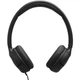 Наушники проводные полноразмерные JBL Tune 530 Black (JBLT530BLK), с микрофоном, mini-jack 3.5 мм, L-образный штекер, кабель 1.2 м, черные - изображение 5