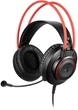 Игровые проводные наушники A4tech Bloody G200Q Black/Red (4711421002226) с USB, полноразмерные, с RGB подсветкой, микрофоном и регулируемым оголовьем, кабелем 2 м, черный/красный - изображение 1