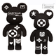 Supreme конструктор 3д для дорослих і дітей ArcaneBrick "Black" 92 см супрем збірний ведмідь конструктор magic blocks суприм - зображення 3