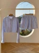 Жіночий Костюм(блуза+шорти) SHEIN 915179-1 0XL блакитний (2000005230028) - зображення 1