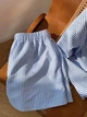 Жіночий Костюм(блуза+шорти) SHEIN 915179-1 0XL блакитний (2000005230028) - зображення 4