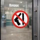 Наклейка Виниловая Линия 24 Вход огнестрельным и холодным оружием запрещен Набор 2 шт. Размер 10 см. - изображение 3