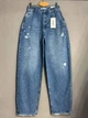 Джинсы женские It’s Basic 2952-10S5 skater baggy бананы рваные 40 синие - изображение 2