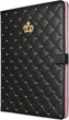 Чехол LuxuryFlip для Apple iPad 11" 2025 (A16) с короной Black - изображение 3