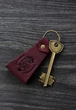 Брелок двусторонний из натуральной кожи со стильным тиснением(BB_30001652) - изображение 2