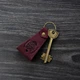 Брелок двусторонний из натуральной кожи со стильным тиснением(BB_30001652) - изображение 4