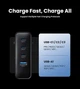 Быстрое зарядное устройство ASOMETECH GaN 100W QC4.0 PD3.0 3хTypeC+USB для iPhone, iPad, MacBook, Samsung, Xiaomi, Huawei, для ноутбуков (RCE-10001) - изображение 6