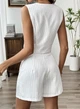 Жіночий Костюм (шорти+жилет) SHEIN 924315-1 XL білий (2000005319693) - зображення 2