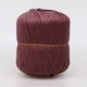 FibraNatura Raffia, Шоколад №116-03, літня пряжа для сумок, капелюшків, декору, 40г/90м, 100% віскоза - зображення 3