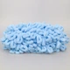 Alize Puffy, Светло-бирюзовый №287, 100г/9м – Ализе Пуффи, плюшевая пряжа с готовыми петлями для вязания руками пледов, игрушек, балаклав, аксессуаро - изображение 2