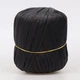 FibraNatura Raffia, Чорний №116-12, літня пряжа для сумок, капелюшків, декору, 40г/90м, 100% віскоза - зображення 3