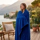 Плед флисовый Soft Me Diamond Синий 130х180 см (70030205-03) - изображение 5