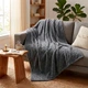 Плед флисовый Soft Me Diamond Серый 130х180 см (70030205-07) - изображение 3