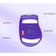 Миша MEETION 2.4 G + Bluetooth wireless gaming mouse BTM001 |800-1200-1600-2400dpi, 7keys, 35/140h, Type-C - изображение 3