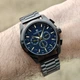 Чоловічий механічний годинник Forsining Walker Limited Blue & Black - изображение 3
